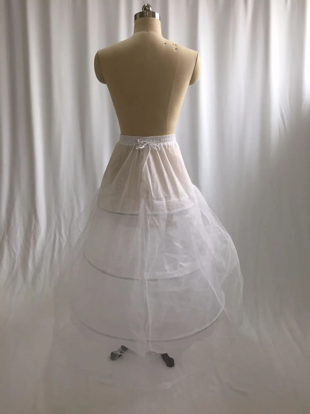 ILUSY 3 HOOP A-Line BONE FULL CRINOLINE PETTICOAT Свадебная юбка Слип Новинка