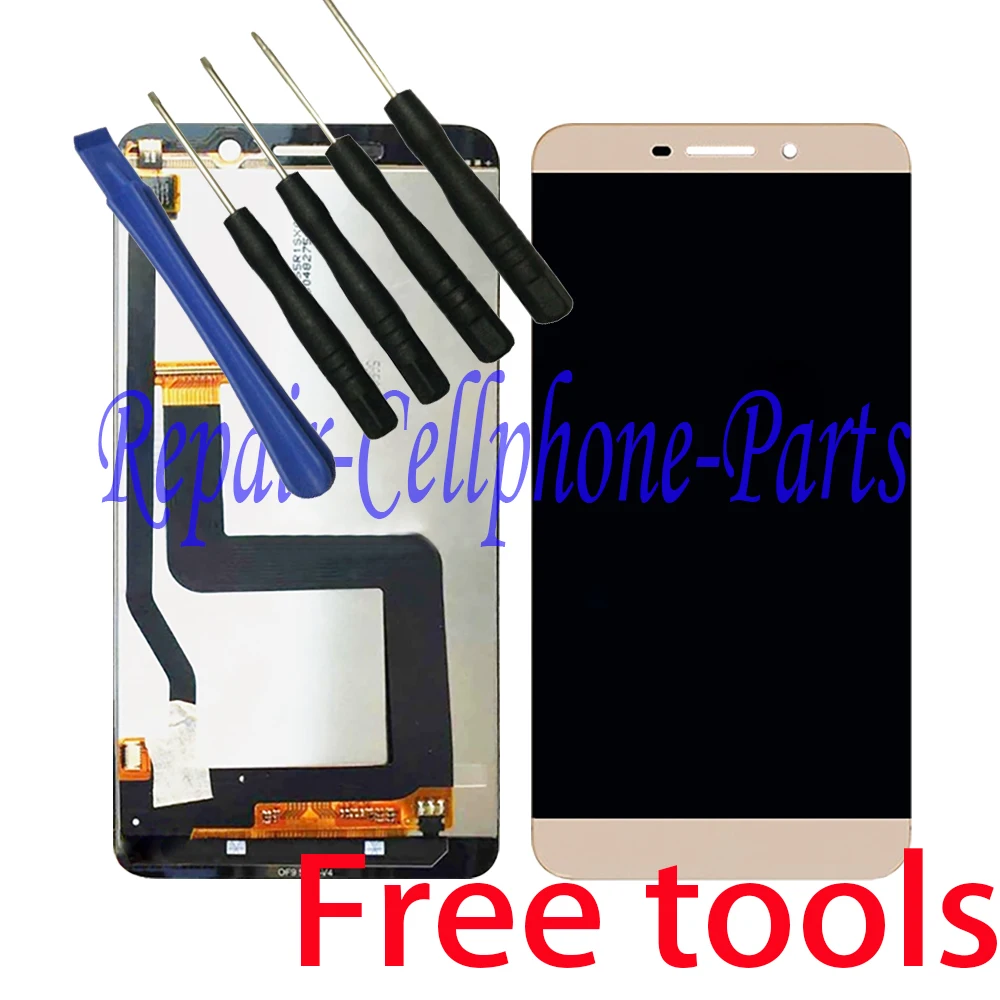 

Gold Full LCD DIsplay + Touch Screen Digitizer Assembly For LeTV Le1 Pro X800 1440x2560 + Free tools