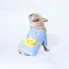 HSWLL Pet Puppy dog рубашка жилеты клетчатая полосатая футболка для домашних животных хлопковая одежда с героями мультфильмов Кошка Собака летняя одежда куртка пальто чихуахуа