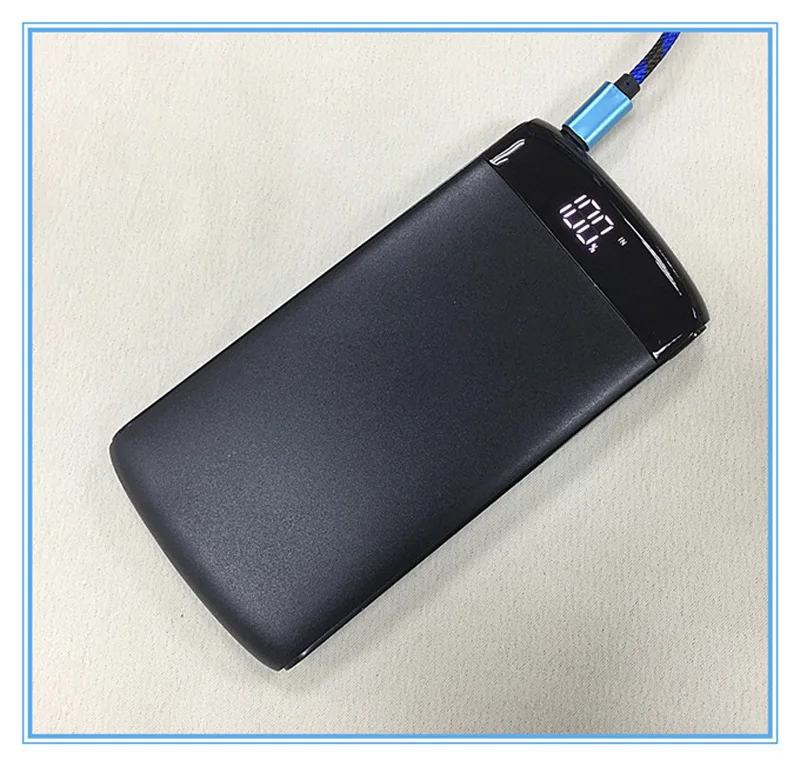 Power Bank 30000 мАч для Xiao mi Red mi power Bank портативное зарядное устройство 18650 повербанк для iPhone 7 6 Plus 5 4 Phone - Цвет: Black
