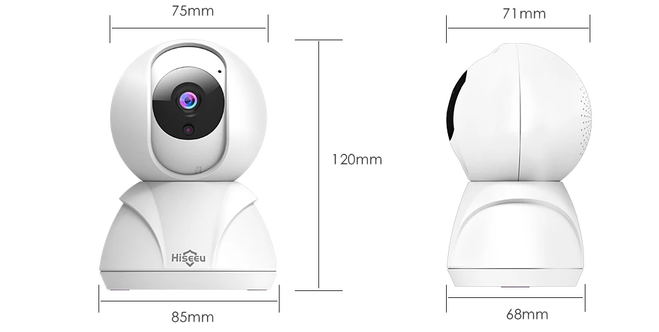 Hiseeu 720 P/1080 P IP камера 2MP Wi-Fi беспроводная камера видеонаблюдения WiFi домашняя камера безопасности IP Радионяня Двусторонняя аудио P2P