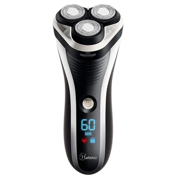 

wet dry electric shaver facial electric razor for men male beard shaving machine rotary head usb rechargeable grooming kit