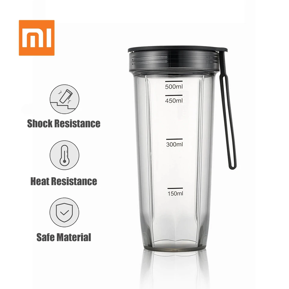 

Xiaomi Youpin Pinlo Portable Drinking Cup Thicken Tritan Bottle 500ML Heat-Resistant Cooking Cup with Strap for Exercise Running
