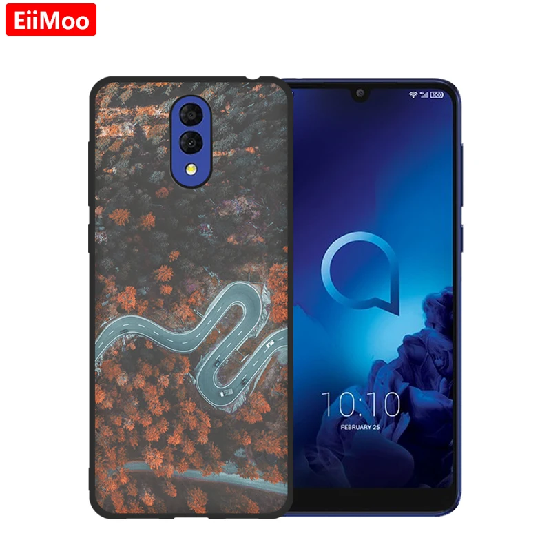 Чехол EiiMoo окрашенный для Alcatel 3L 2019 силиконовый чехол 5039 s задняя крышка 5039D Fundas Coque