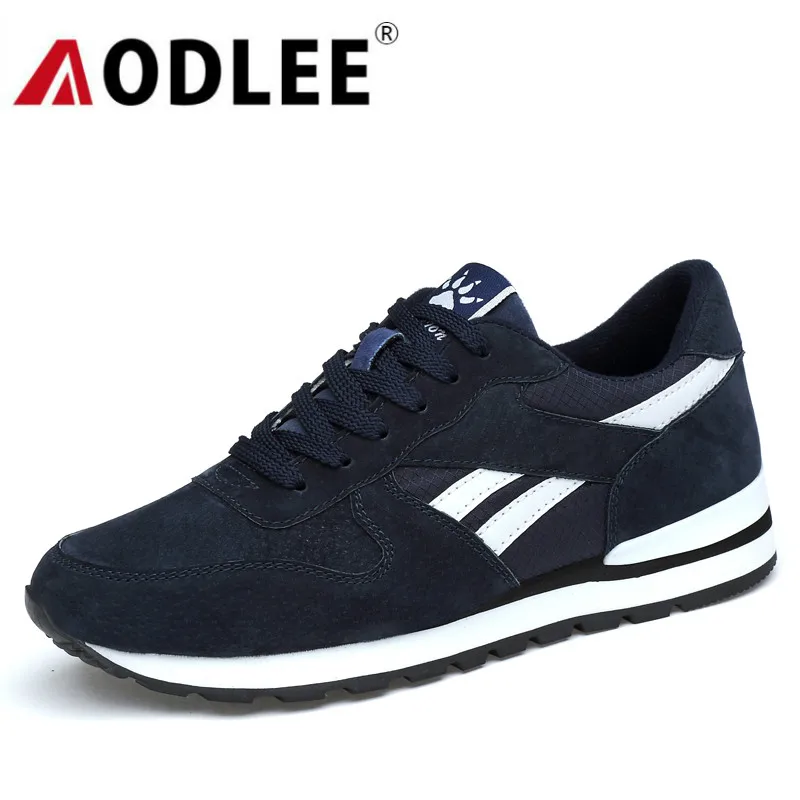 Comprare AODLEE Scarpe Scarpe Da Tennis Degli Uomini del Cuoio Genuino casual Scarpe Mocassini Mocassini Da Uomo di Inverno di Modo di Marca Scarpe Da Tennis Degli Uomini Scarpe Da Barca casual