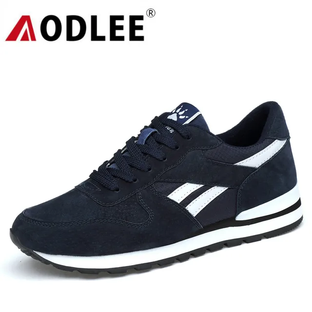US $19.83 AODLEE Shoes Men Sneakers Genuine Leather Casual Shoes Moccasins Men Loafers Winter Brand Fashion S