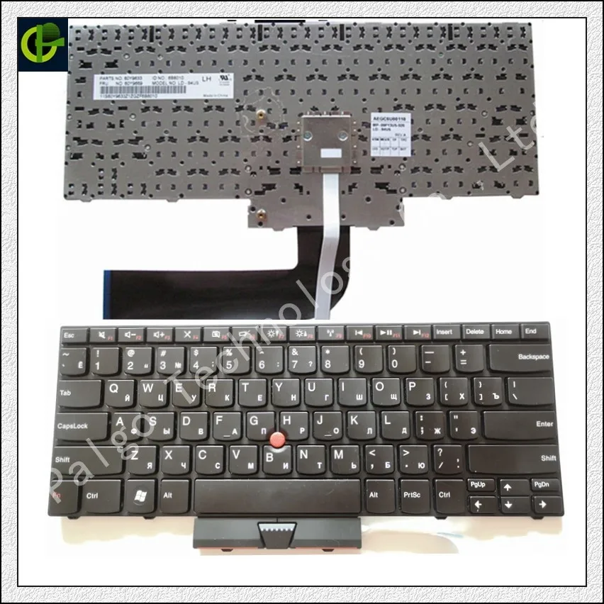 

Russian keyboard for Lenovo IBM Thinkpad E40 E50 Edge 15 14 RU laptop with mouse point sticker