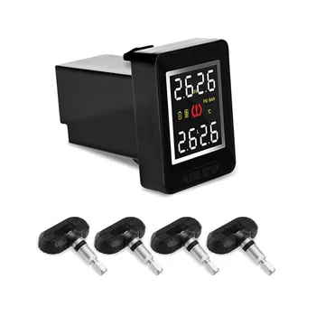 

Auto Wireless TPMS Tire Pressure Monitoring System U912 With Color Screen Display And 4 Sensors Real Time Accurate Monitoring