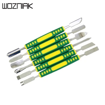 

Wozniak 6 in 1 Dual Ends Metal Spudger Set Phone Tablet Prying Scraper Opening Tools for iPhone iPad Samsung Repair Tool Kit