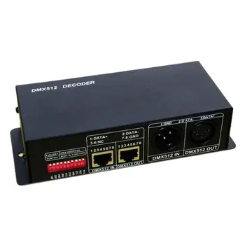 

3CH DMX512 LED Controller Dimmer DMX 512 decoder for RGB Strip 350ma/CH WS-DMX-NET-K-3CH