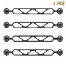 4×8 “/20.5 cm Double 1” boule en aluminium bras pour Caméra Waterpoof Logement Cas et Sous-Marine Flash Stroboscopique