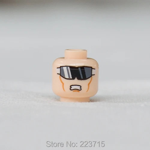 * Minifigs напечатанная головка 20 шт DIY Просветленный блок кирпич Часть No. Совместим с