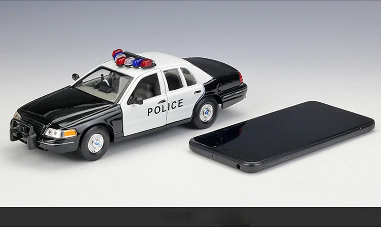 WELLY 1:24 Масштаб высокий симулятор Ford Crown Victoria Nypd полиция \ такси Модель автомобиля игрушки литые автомобили Металл мальчик игрушки коллекция