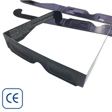 200 шт/партия солнечные очки затмения бумажная рамка Защитите ваши глаза солнечное затмение CE сертифицированная безопасность acording к EN12312-2