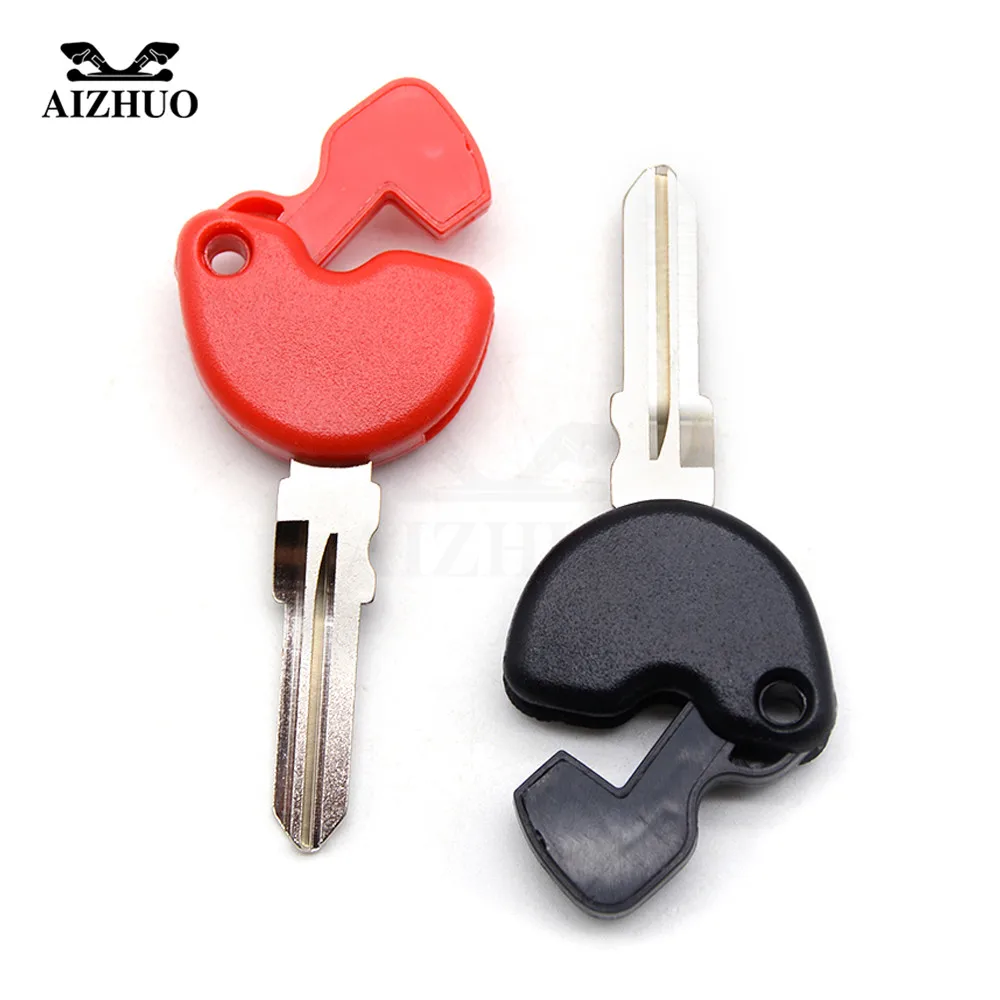 Motorcycle Keys Blank Uncut keys Embryo key rings For Fly150 Typhoon125 NEW FLY150 LX150 IE Vespa LX 3V S150 IE LXV150 IE