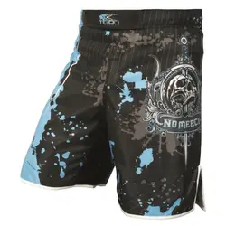 Мужские шорты с принтом Fight Grappling Short полиэстер Kick Gel Muay