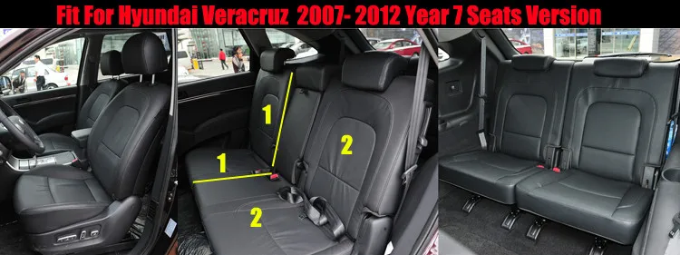 Carпортной авто подушка сиденья подходит для hyundai veracruz 2007 Аксессуары для автомобилей сиденья протектор сэндвич Чехлы и подставки