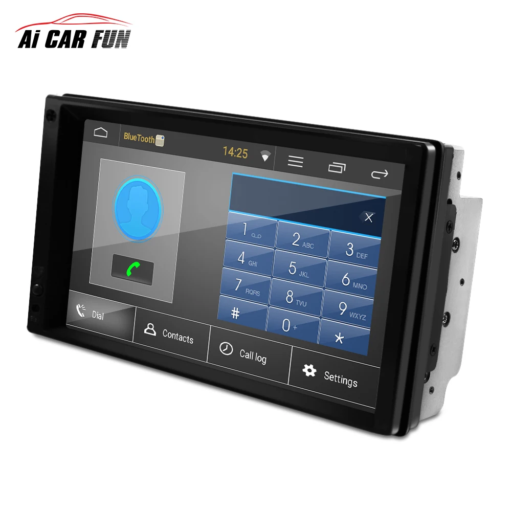 

New LN-5127 7'' 2Din Capacitive Quad-Core Car Stereo Radio Player Touch Screen Portable GPS Navigation FM MP3 MP5 Plyer with Map