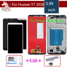 ORIGINAL For Huawei Y7 2018 LCD LDN-L01 LDN-L21 LDN-LX3 LCD Display Touch Screen Assembly With Frame Y7 Prime 2018 LCD Digitizer original 15 inches ltm150xs l01 lcd screen warranty for 1 year