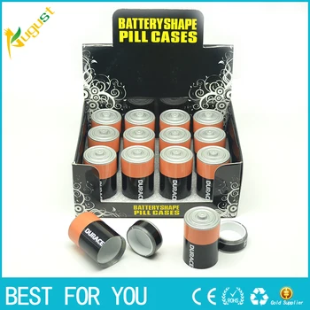 

96pcs/lot Free Shipping Secret Stash Diversion Safe AA Battery Pill Box Hidden Container Case Gift New