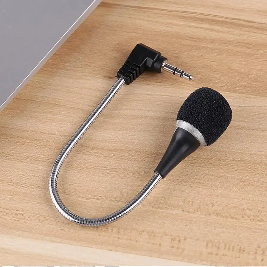 Гибкий мини микрофон 3 5 мм для ноутбука ПК Подкаст Skype Chat J21 2019|mic for laptop|microphone micmini