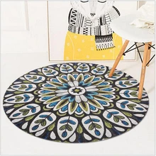 AOVOLL ковер "мандала" входная дверь крыльцо комнатные Придверные коврики подвесная корзина круглый ковер компьютерная Подушка для стула коврики для домашнего декора