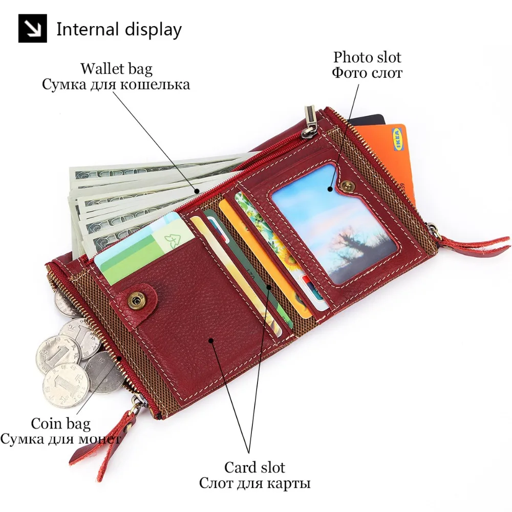Women Wallet Oil Wax Cowhide Genuine Leather Wallets Coin Purse Clutch Hasp Open Top Quality Retro Short Wallet fashion 343 Women Wallet Oil Wax Cowhide Genuine Leather Wallets Coin Purse Clutch Hasp Open Top Quality Retro Short Wallet fashion 343