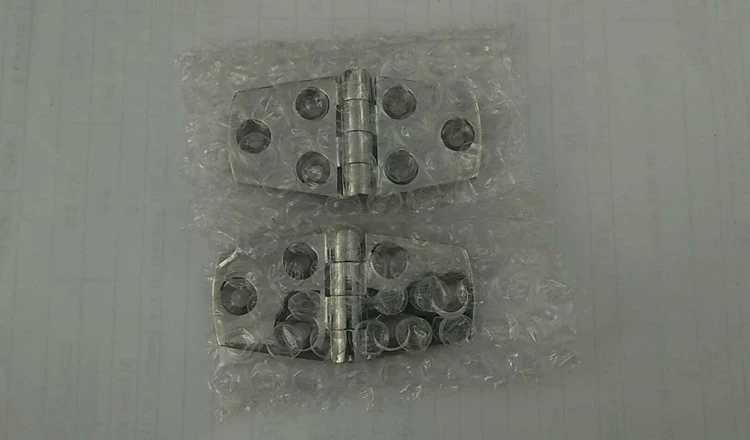 Porta da Cabine Inoxidável Marinha Barco Cinta Dobradiça Resistente Espelho Alto Acabamento Hatch Locker 5 Pces 38*76mm Aço 316 9 Aço inoxidável 316 marinha barco cinta dobradiça