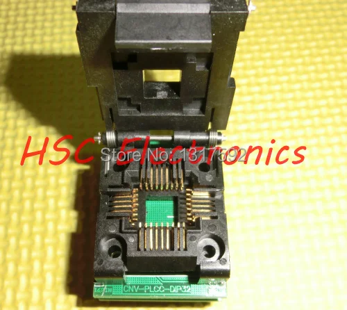 

PLCC32 to DIP32 IC test block/adapter/test bench/Burn-in Socket