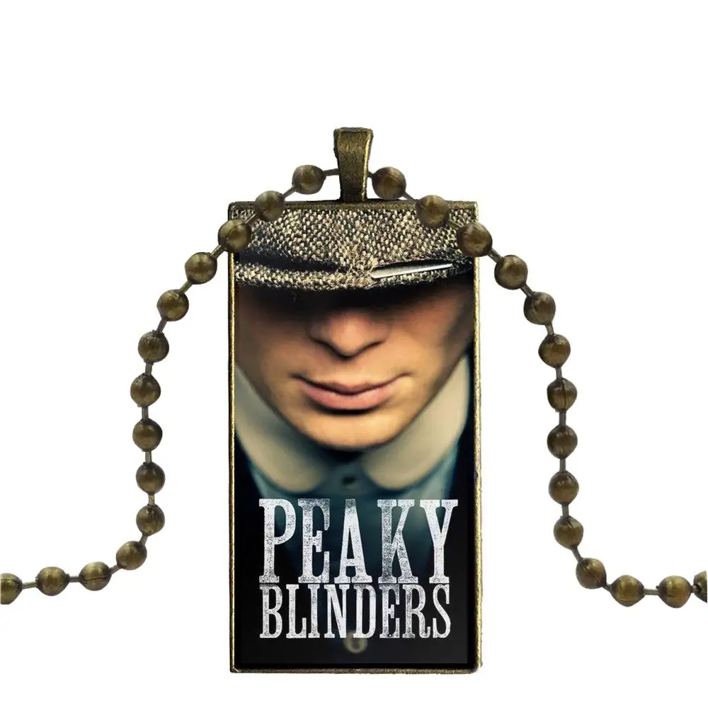 Peaky Blinders Новое персонализированное модное стеклянное Кабошон ожерелье с подвеской для женщин бронзовое покрытие массивные ювелирные изделия для унисекс