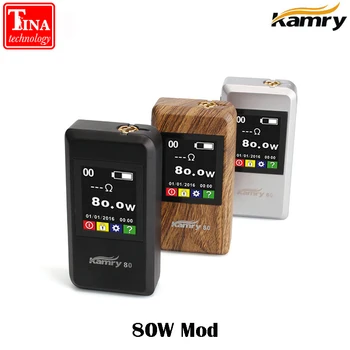 

New Hottest 100% Original Genuine Kamry 80 80W Box Mod fit for 18650 battery with TFT Screen mod free shipping