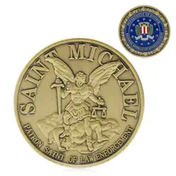 2018 Святой Михаил патрон Stint of Law Enforcement сувенир искусство памятная монета JUL18_17