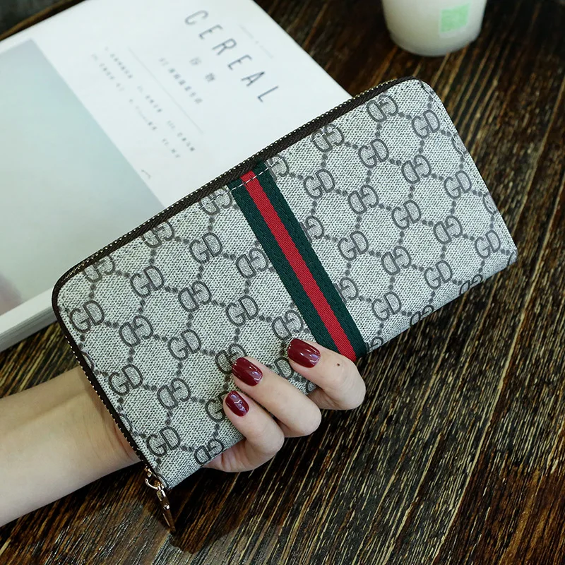 

2019 Fashion Women wallets Printing Purse Hand Card Bags Ladies Coin purse Wallet