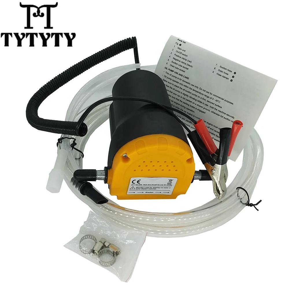

Car Oil Extractor Pump Fuel Transfer Pump Diesel Fluid Scavenge Oil Liquid Exchange Transfer Oil Pump 60W DC 12V/24V