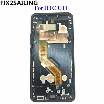 

100% Tested For 5.5" HTC U11 LCD Display Touch Screen Digitizer Assembly Replacement Parts 2560*1440 For HTC U-3w U-1w U-3u LCD