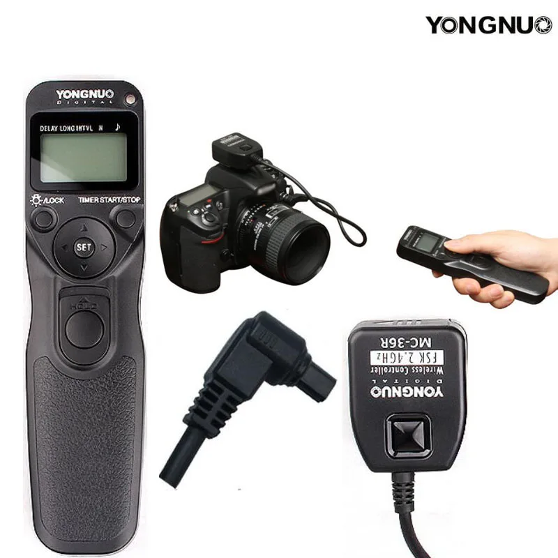 Yongnuo MC 36R C3 Wireless Timer Remote Shutter Release For Canon 1D 5D 7D 5DII 50D 40D 30D