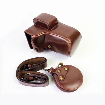 

PU Leather case Camera bag For Fujifilm Fuji X-E3 XE3 XE-3 portable cover With Battery Opening