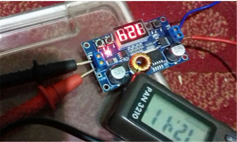 5A 5-36V до 1,2 V-32 V постоянного тока понижающий модуль DC-DC Регулируемый Напряжение понижающий преобразователь доска 75 Вт с Вольтметр цифровой светодиодный Дисплей
