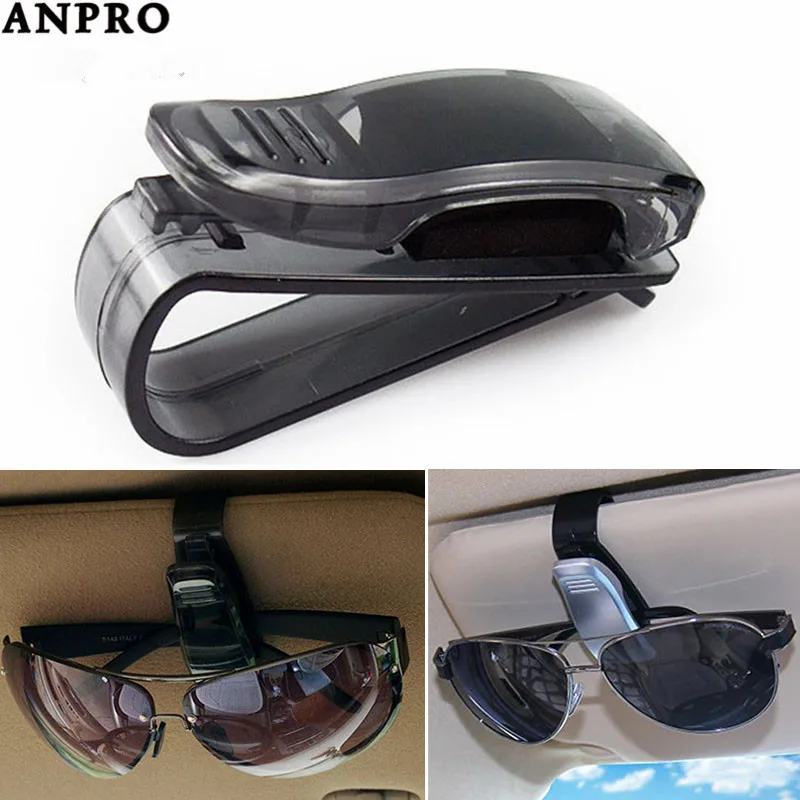 Universal Car Glasses Case Sun Visor Sunglass Eyeglasses Glasses Card