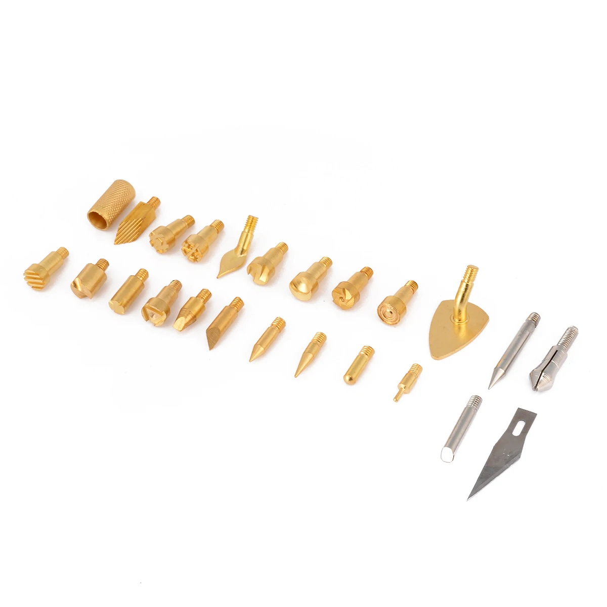 Mayitr 26pcs Wood Burning Iron Pen Tip Kit 220-240V 30W Pyrography Tools Set For Leather Embossing Engraving Craft Woodworking
