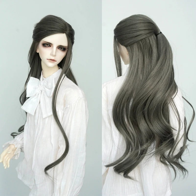

High Quality High Temperature Wire Pink Brown Red Wigs for 1/3 1/4 1/6 BJD Dolls accessories