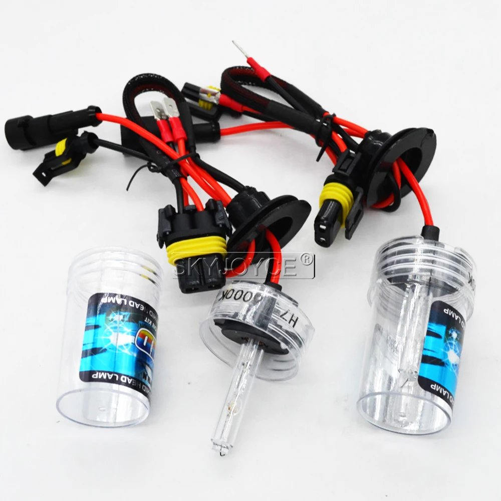 SKYJOYCE Xenon H7 HID комплект 55 Вт H3 H1 H11 H8 H9 9005 HB3 9006 HB4 ксеноновых фар, Высокопрочная конструкция балласт для автомобильных светильник головной светильник лампа 4300K 6000K 8000K