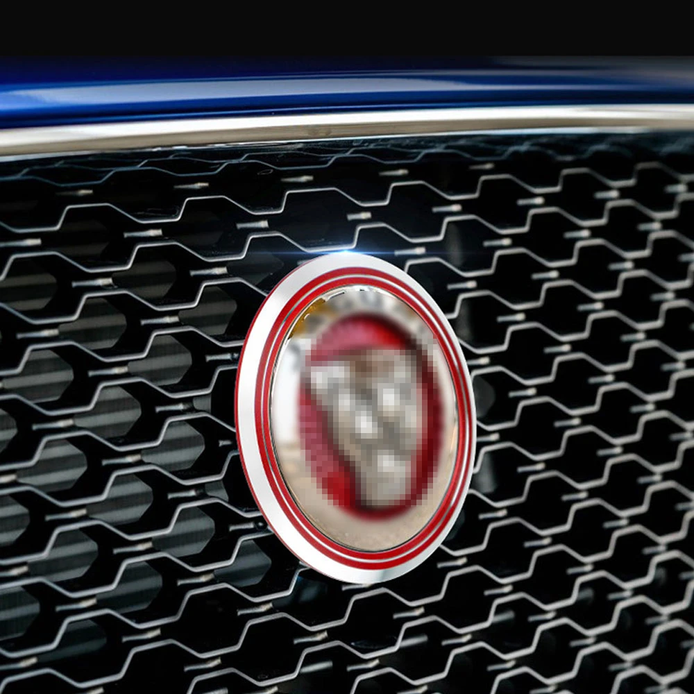 1 шт. Автомобильная Передняя головка из нержавеющей стали рамка с логотипом для Jaguar разных цветов
