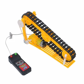 

DIY Electric Conveyor model Steam Toy Science Education Aid child gift boy girl present mini transporter free shipping