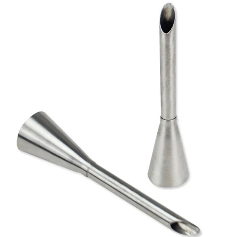 

Cake Piping Nozzles High Quality Stainless Steel Cream Puffs Decorating Squeeze Flower Mouth Fancy Pastry Baking Tool Bakeware