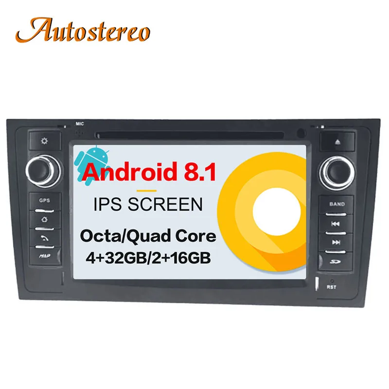 Best Android 9.0 PX5/PX6 Car DVD player GPS navigation For AUDI A6 1997-2005 head unit multimedia player Auto radio tape recorder 9