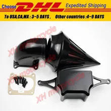 Motorcycle parts Spike Air Cleaner filter for Yamaha 2002-2010 Road-star Midnight Warrior BLACK