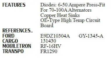 Новый HNROCK генератор выпрямителя 12240600/FD1007|rectifier| |