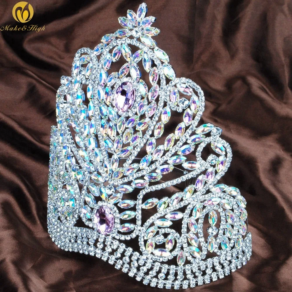 Lindo tiara para casamento com strass, diadema para o cabelo, joia para