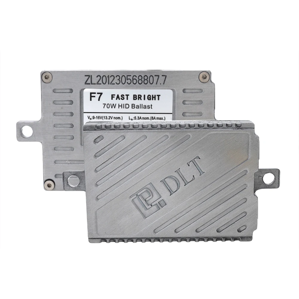 Оригинальный 70 Вт hid DLT комплект фар AC F7 HID балласт быстрая яркая металлическая